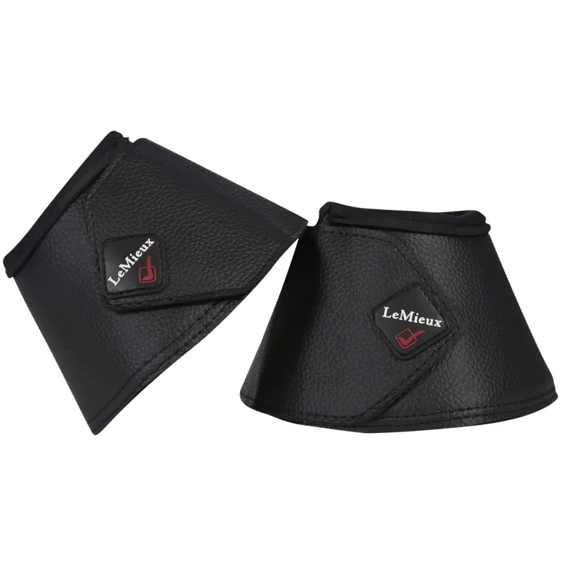 LeMieux WrapAround Leather Bell Boots - Black