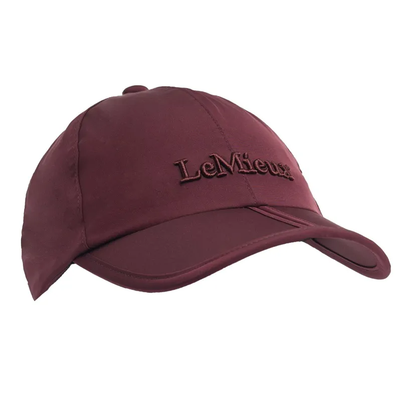 LeMieux x Sealskinz Waterproof Foldable Cap - Burgundy