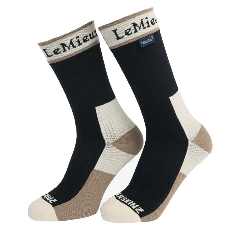 LeMieux x Sealskinz Waterproof Socks - Black
