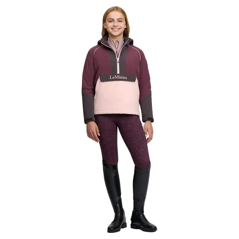 LeMieux Young Rider Bailey Waterproof Anorak - Bramble-4