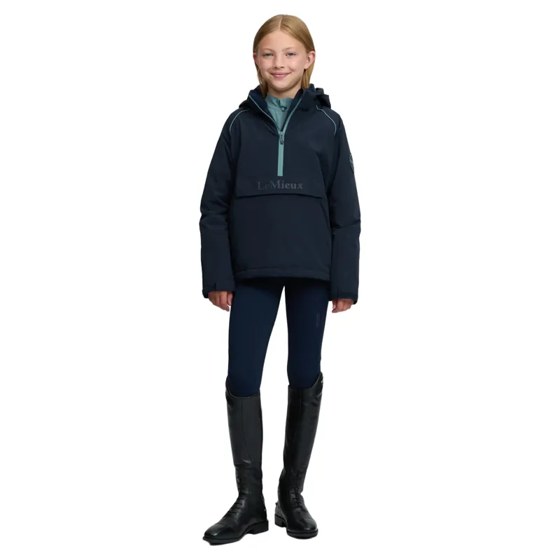 LeMieux Young Rider Bailey Waterproof Anorak - Navy-3