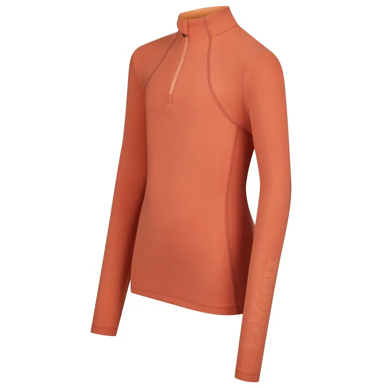 LeMieux Young Rider Junior Base Layer-Apricot-3