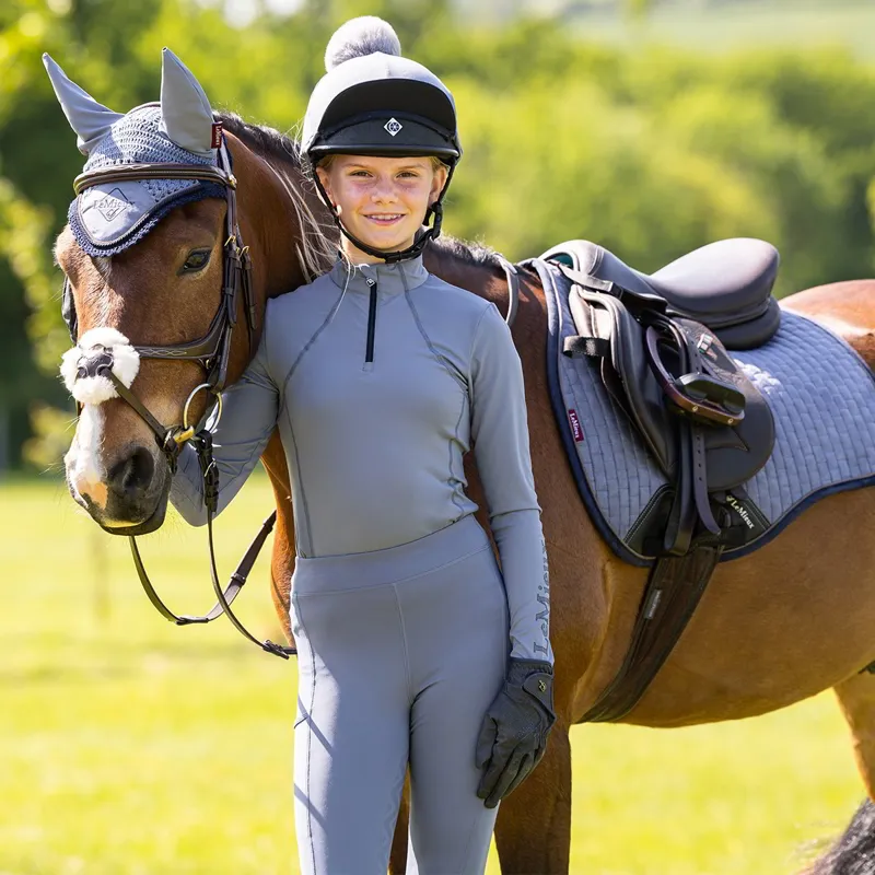 LeMieux Young Rider Junior Base Layer - Jay Blue-1