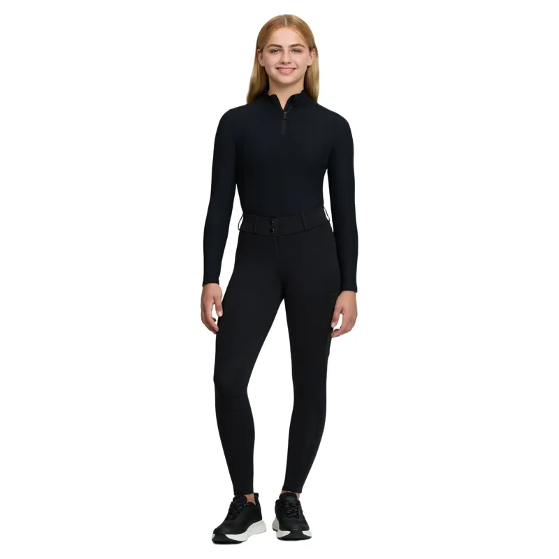 LeMieux Young Rider Bex Half Seat Breeches - Black-5