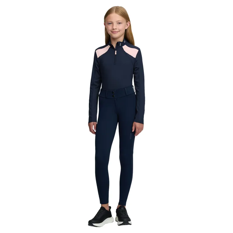 LeMieux Young Rider Bex Half Seat Breeches - Navy-4