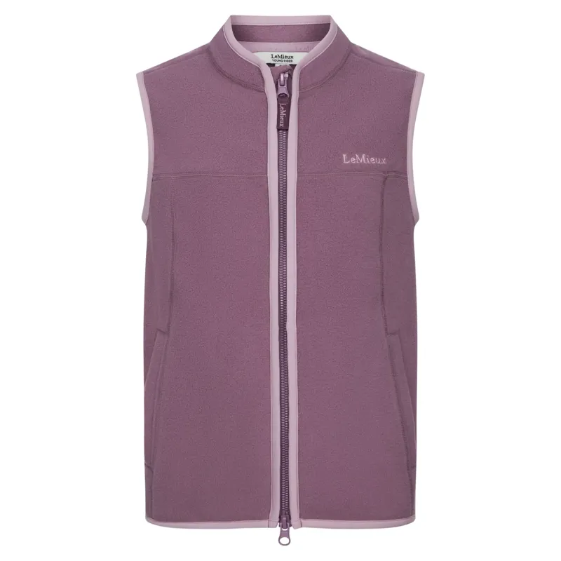 LeMieux Young Rider Bobbi Fleece Vest - Mallow-2