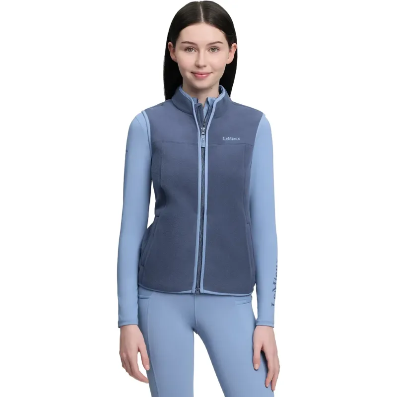 LeMieux Young Rider Bobbi Fleece Vest - Shadow-1