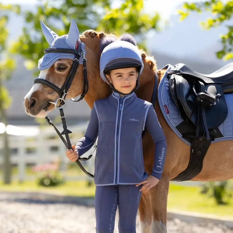 LeMieux Young Rider Bobbi Fleece Vest - Shadow-6