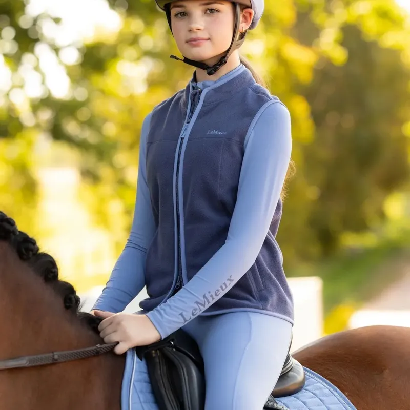 LeMieux Young Rider Bobbi Fleece Vest - Shadow-7