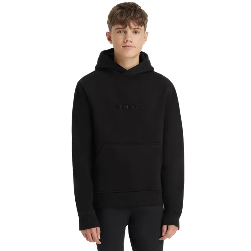 LeMieux Young Rider Junior Boys Hoodie - Black-3