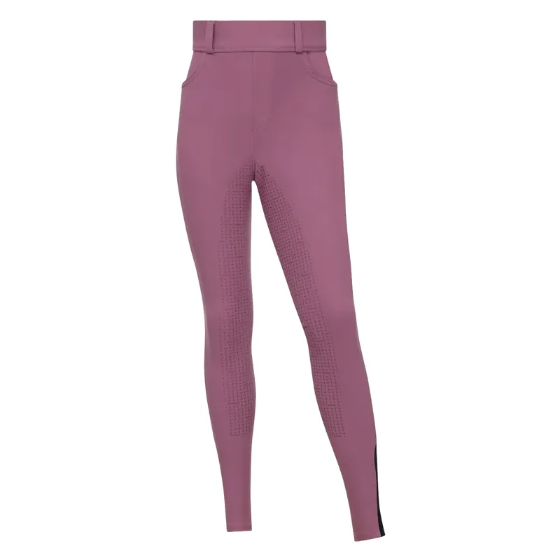 LeMieux Young Rider Ella Full Grip Riding Tights - Mallow