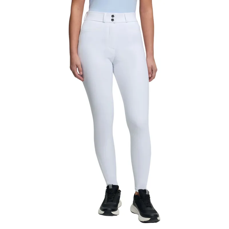 LeMieux Young Rider Izzy Full Grip Junior Breeches - White