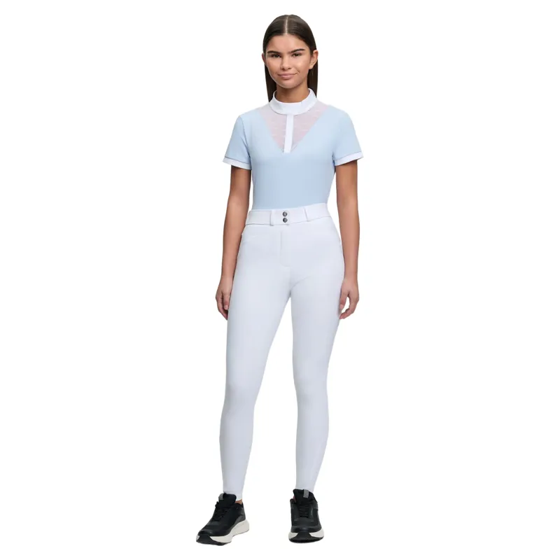 LeMieux Young Rider Izzy Full Grip Junior Breeches - White-4