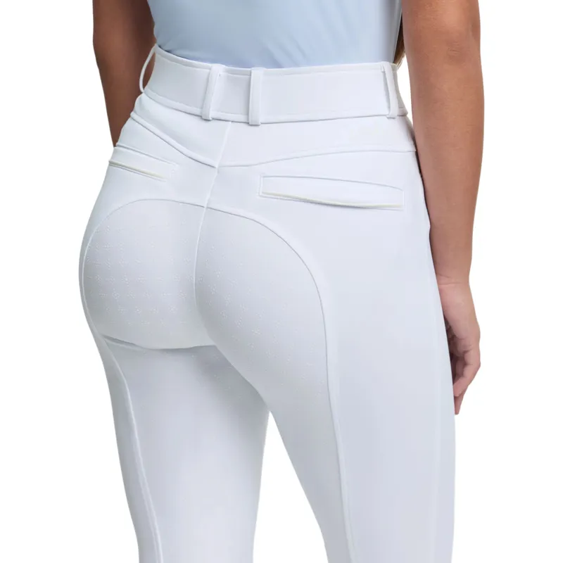 LeMieux Young Rider Izzy Full Grip Junior Breeches - White-3