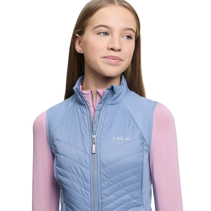 LeMieux Young Rider Josephine Vest - Powder Blue-3