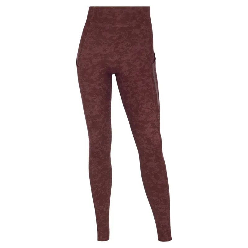 LeMieux Young Rider Orla Full Grip Riding Tights - Port/Bramble-1