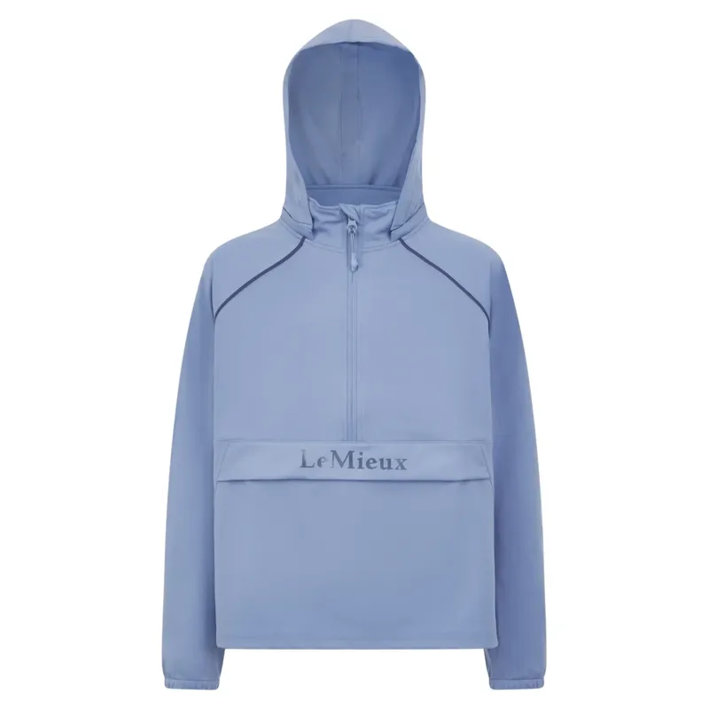LeMieux Young Rider Paige 1/4 Zip Waterproof Jacket Powder Blue-1