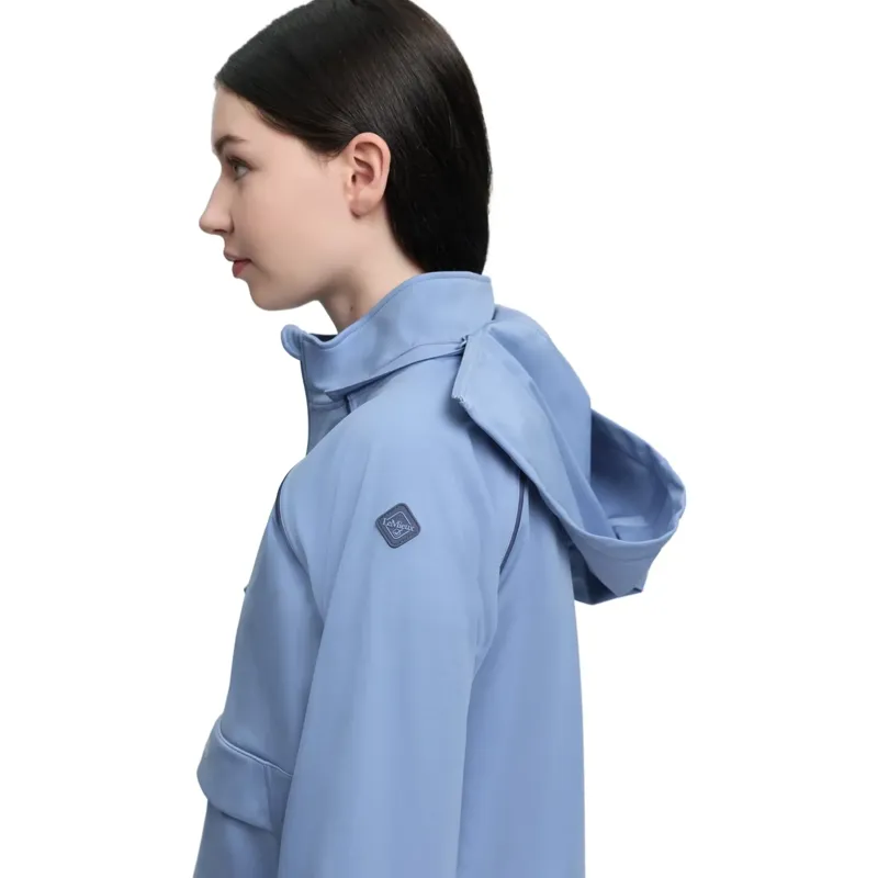 LeMieux Young Rider Paige 1/4 Zip Waterproof Jacket Powder Blue-3
