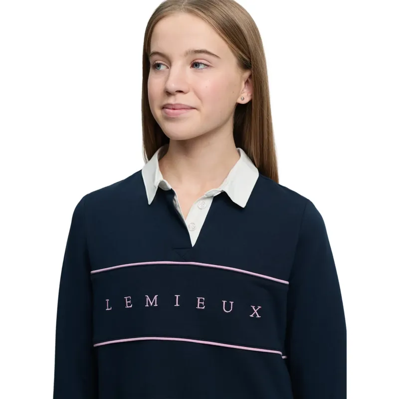 LeMieux Young Rider Riley Rugby Shirt - Navy-5