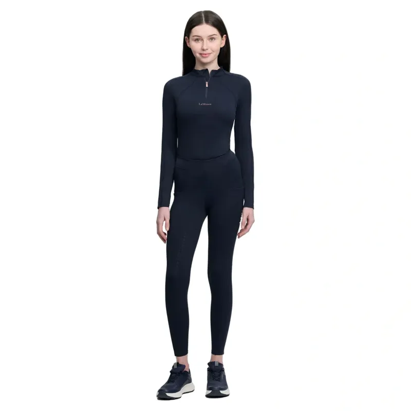 LeMieux Orla Young Rider Sparkle Pull-On Riding Tights - Navy-4
