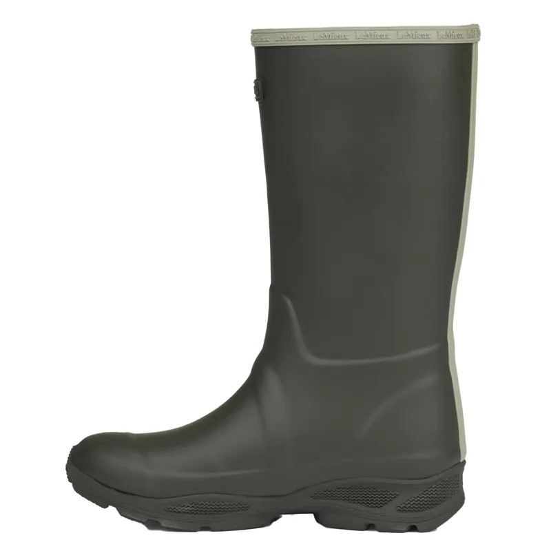 LeMieux Young Rider Ultra Stride Junior Rain Boots - Oak-4