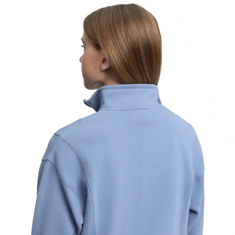 LeMieux Young Rider Vianne Quarter Zip Sweatshirt - Powder Blue-4