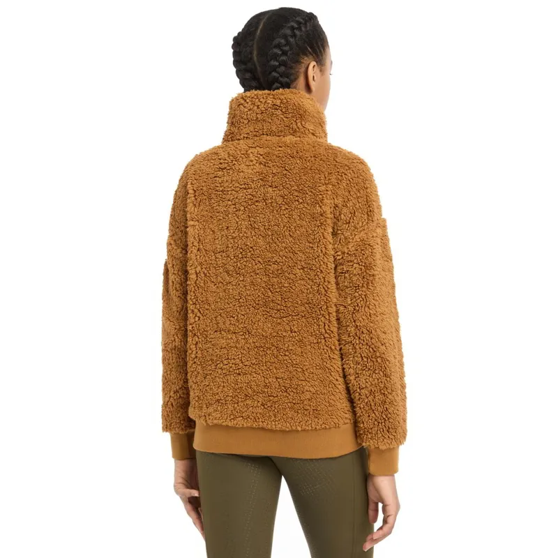 LeMieux Young Rider Tia Junior Teddy Fleece Pullover - Ginger-2