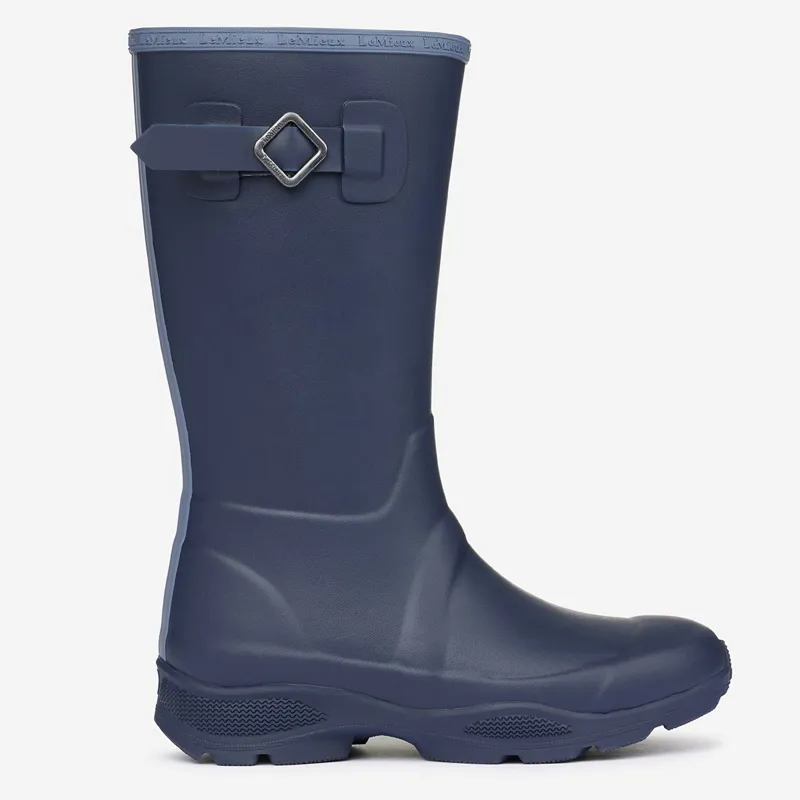 LeMieux Young Rider Ultra Stride Junior Rain Boots - Navy-1