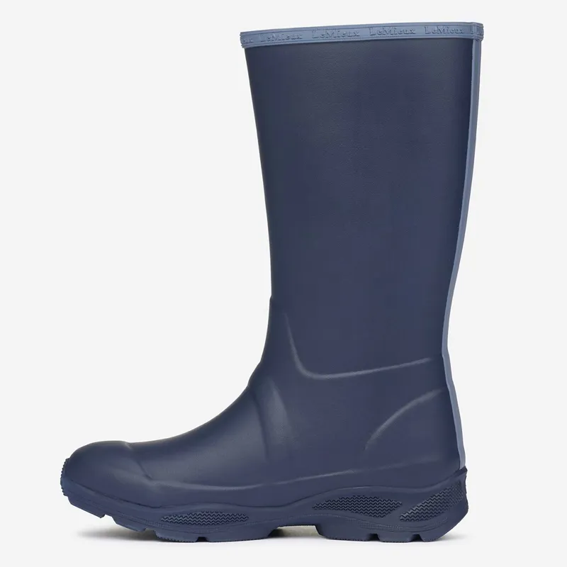 LeMieux Young Rider Ultra Stride Junior Rain Boots - Navy-4