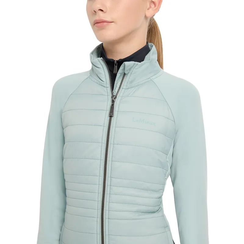 LeMieux Young Rider Josephine Junior Hybrid Quilted Jacket - Glacier-2