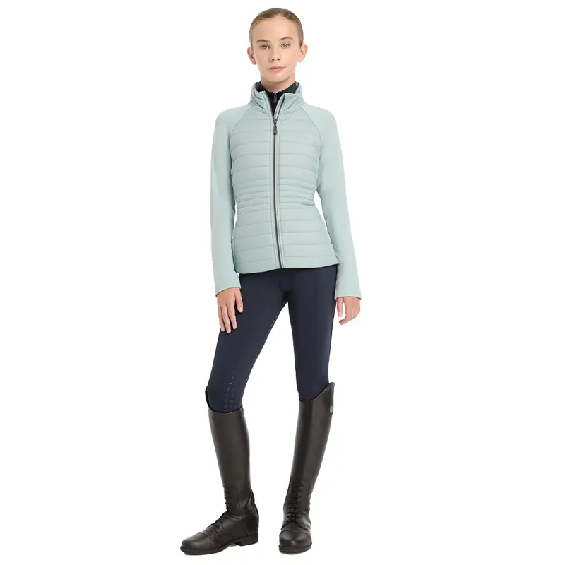 LeMieux Young Rider Josephine Junior Hybrid Quilted Jacket - Glacier-3