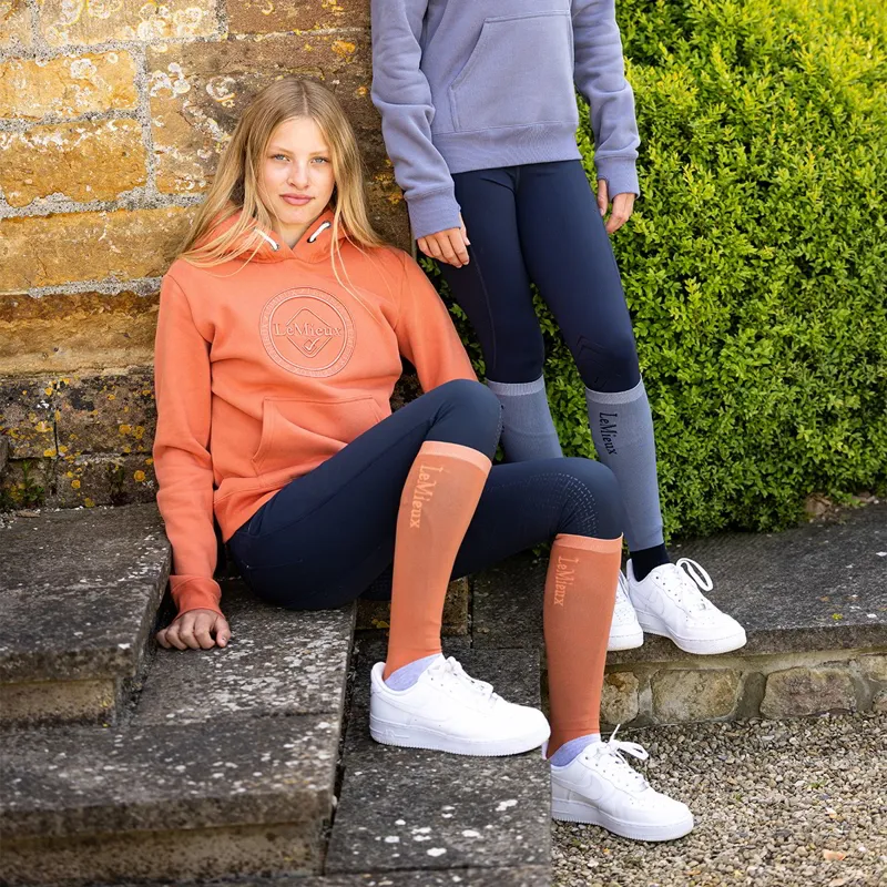 LeMieux Young Rider Hannah Junior Pop-Over Hoodie - Apricot-6