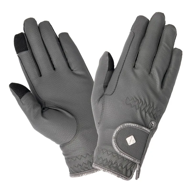 LeMieux Classic Riding Gloves - Gray