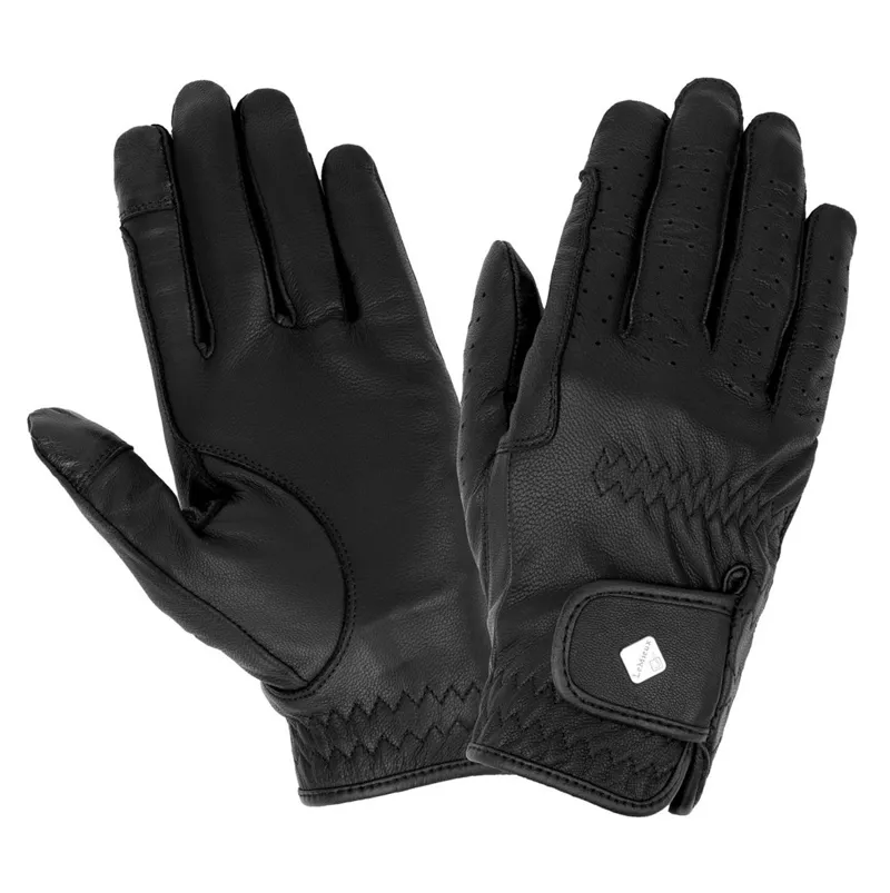LeMieux Classic Leather Riding Gloves - Black
