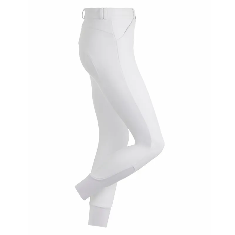 LeMieux Drytex Waterproof Knee Grip Ladies Competition Breeches - White-1