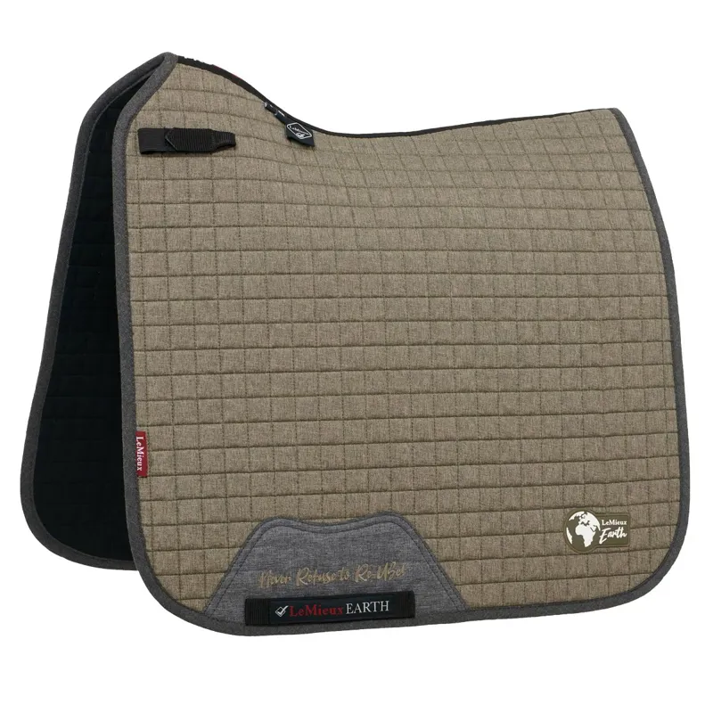 LeMieux Earth Dressage Square Saddle Pad - Moss
