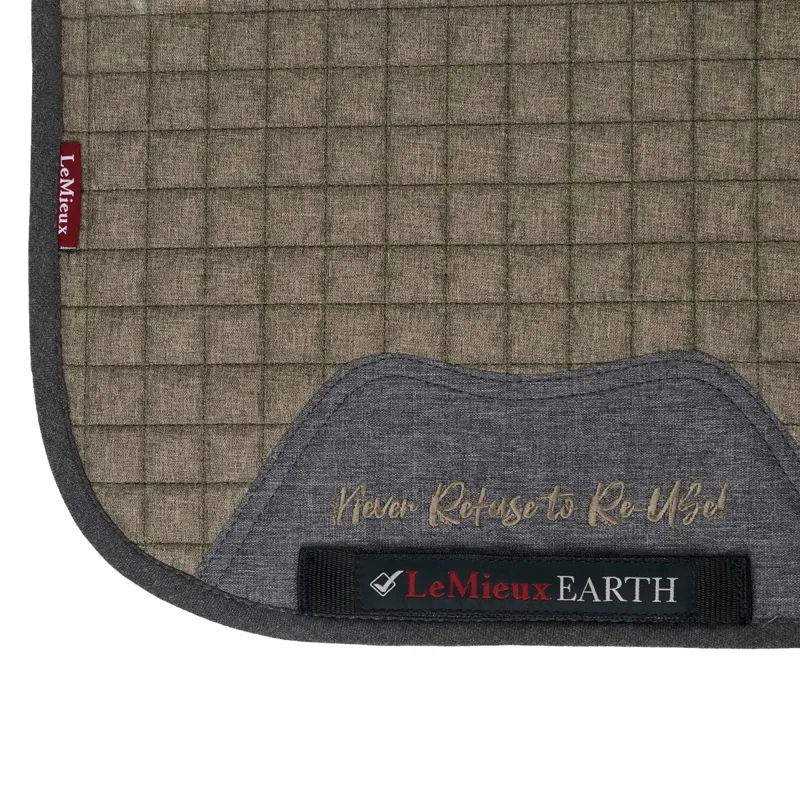 LeMieux Earth Dressage Square Saddle Pad - Moss-1