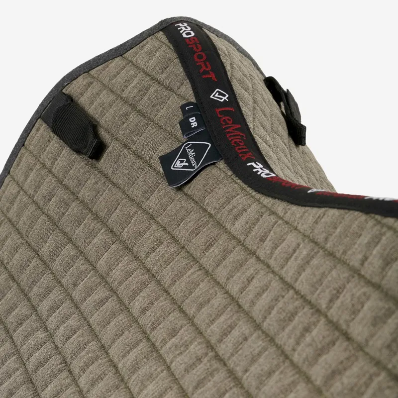 LeMieux Earth Dressage Square Saddle Pad - Moss-2