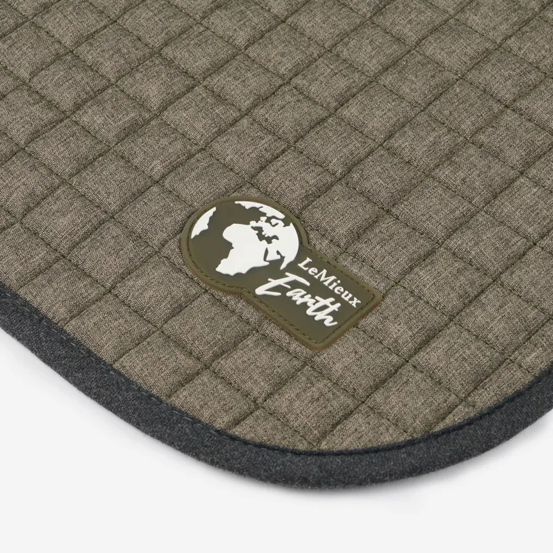 LeMieux Earth Dressage Square Saddle Pad - Moss-3