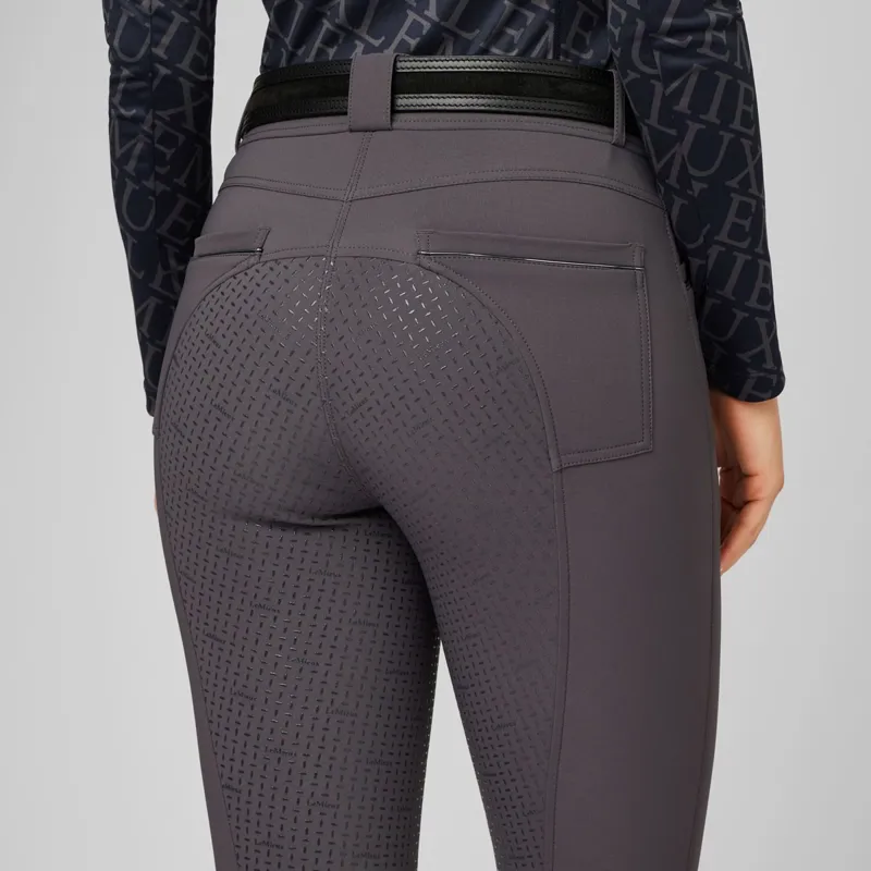 LeMieux Freya Pro Full Grip Womens Breeches - Grey-3
