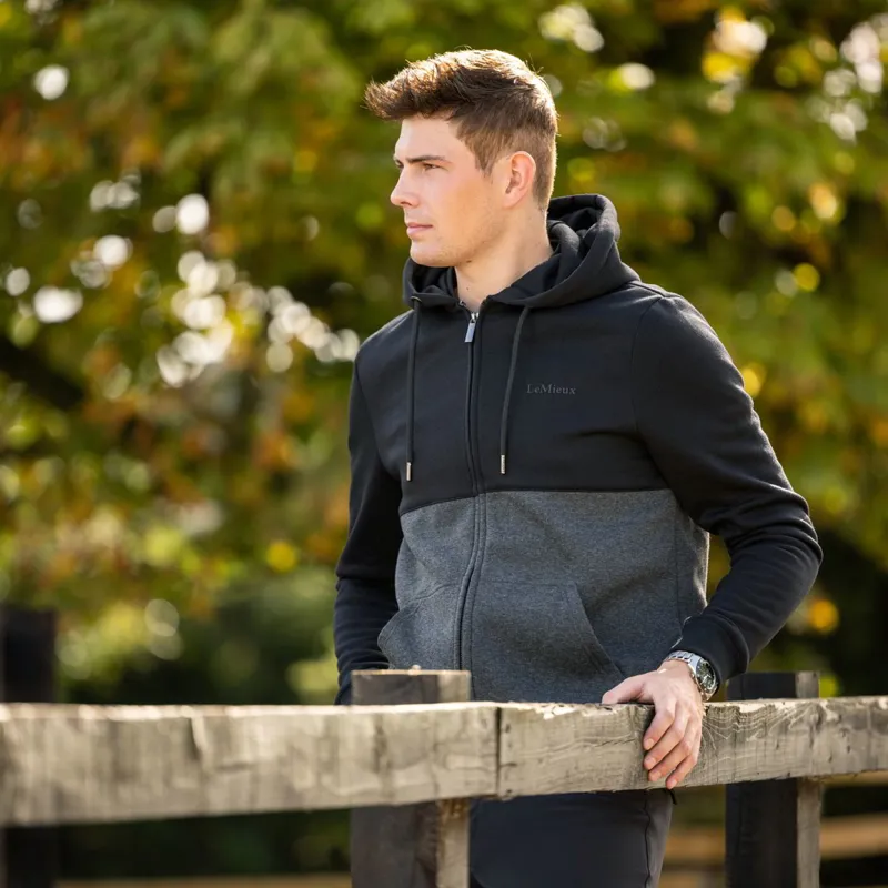 LeMieux Elite Zip-Through Men's Hoodie - Charcoal-6