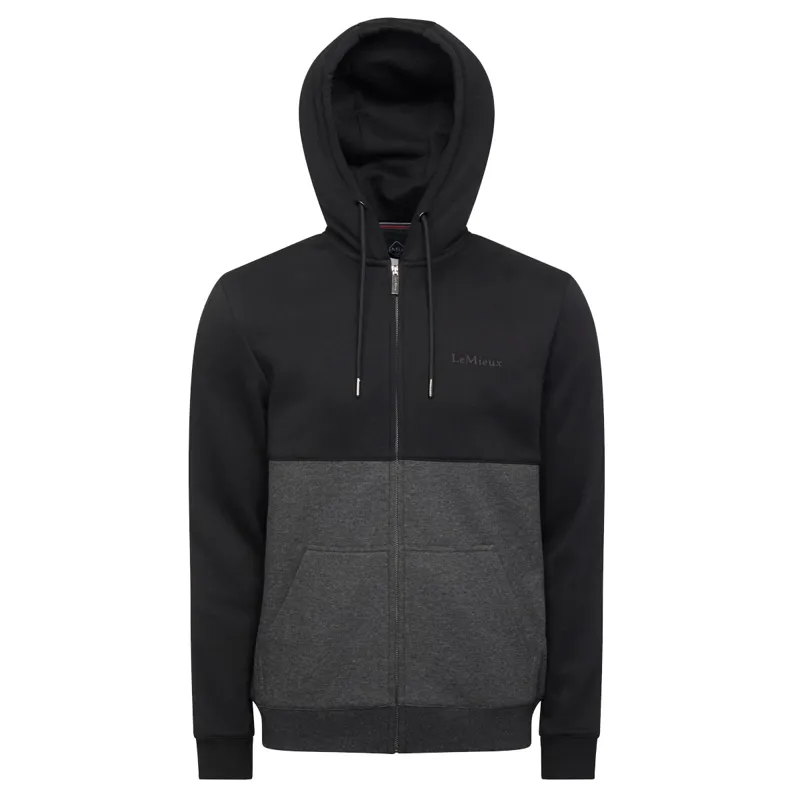 LeMieux Elite Zip-Through Men's Hoodie - Charcoal