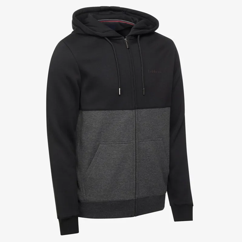 LeMieux Elite Zip-Through Men's Hoodie - Charcoal-1