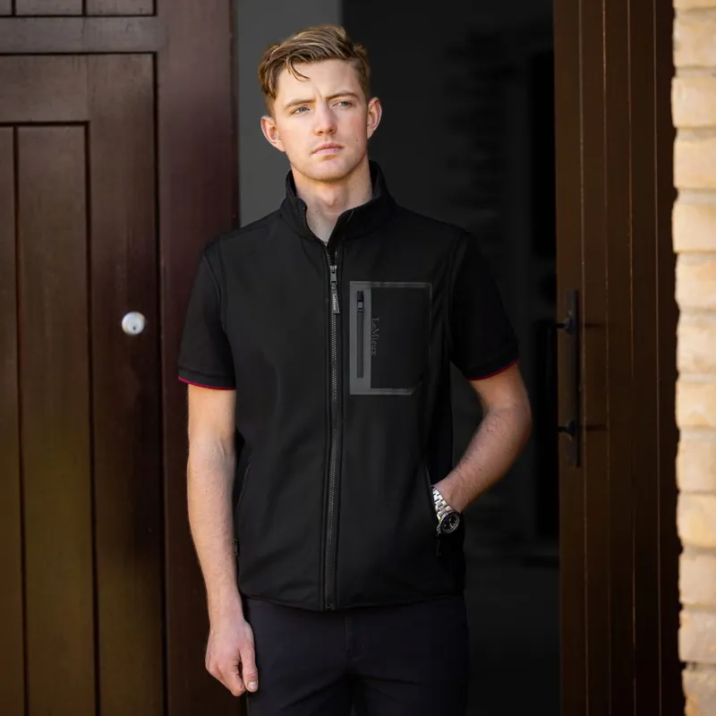 LeMieux Elite Men's Fleece Vest - Black-6