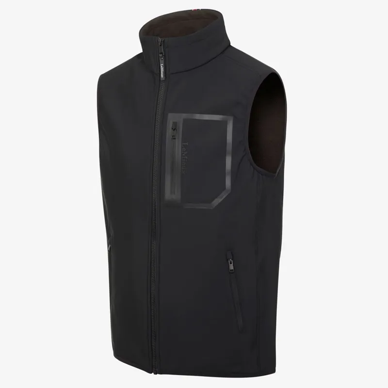 LeMieux Elite Men's Fleece Vest - Black-3