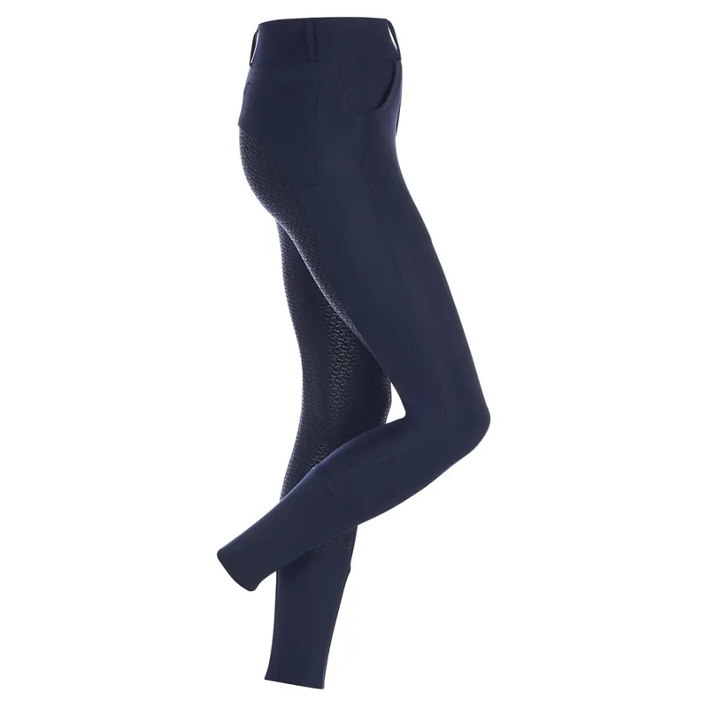 LeMieux Demi Pull On Full Seat Womens Riding Tights - Navy-1