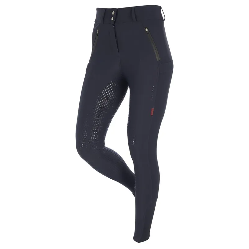 LeMieux DryTex Waterproof Full Grip Women's Winter Breeches - Navy