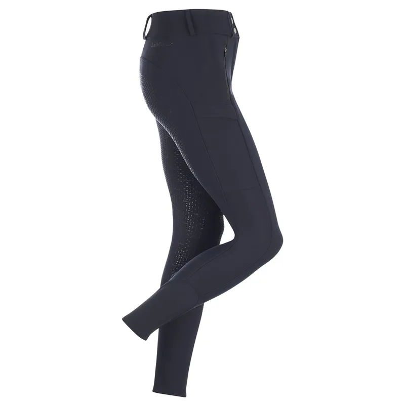 LeMieux DryTex Waterproof Full Grip Women's Winter Breeches - Navy-1