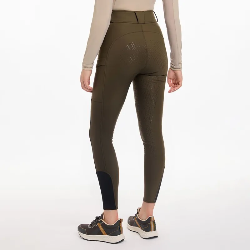LeMieux DryTex Waterproof Full Grip Women's Winter Breeches - Alpine-3
