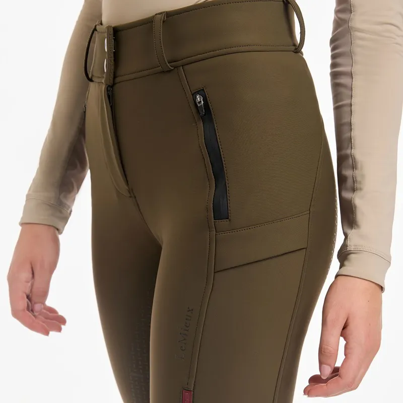 LeMieux DryTex Waterproof Full Grip Women's Winter Breeches - Alpine-4